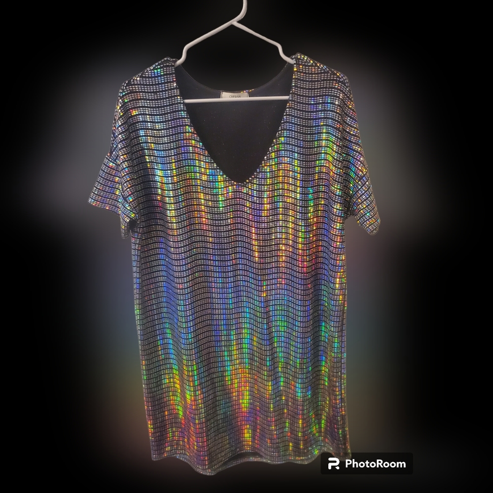 Cherish Brand Dress Rainbow Shine